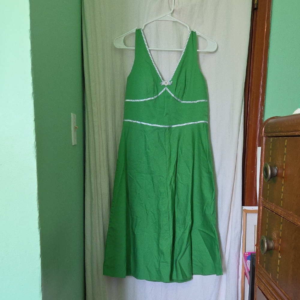 Retro Style Handmade Sleeveless Dress